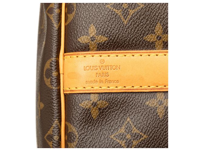 Louis Vuitton Brown Monogram Keepall Bandouliere 55 Marrone - vista 5