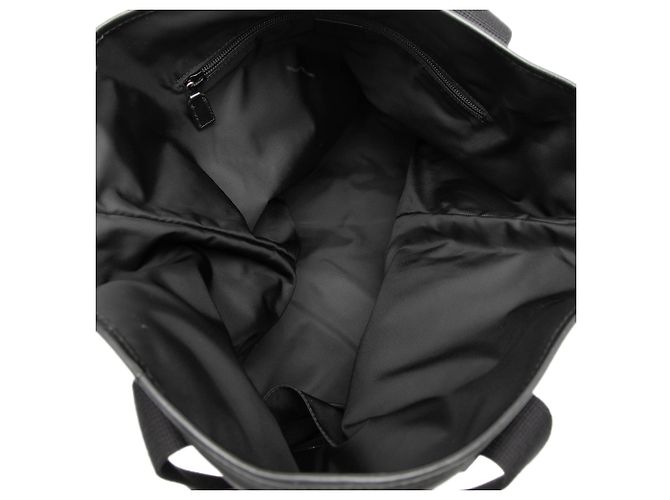 Gucci Black Nylon Web Tote Schwarz - Ansicht 4