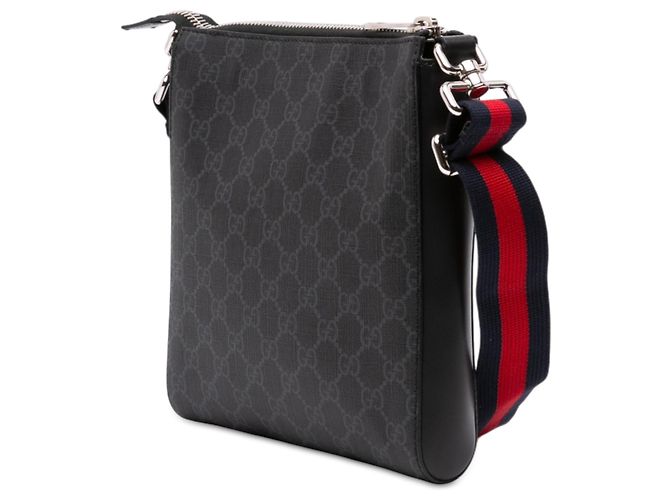 Borsa a tracolla Gucci Small GG Supreme Web Nera Nero - vista 2