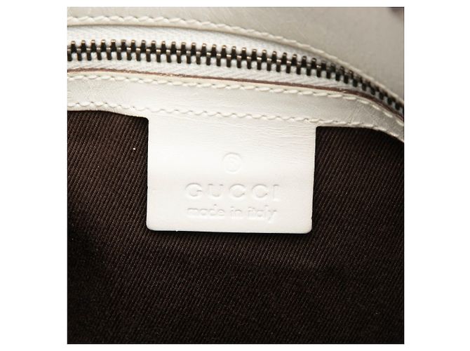 Borsa tote Gucci in tela GG bianca Bianco - vista 5