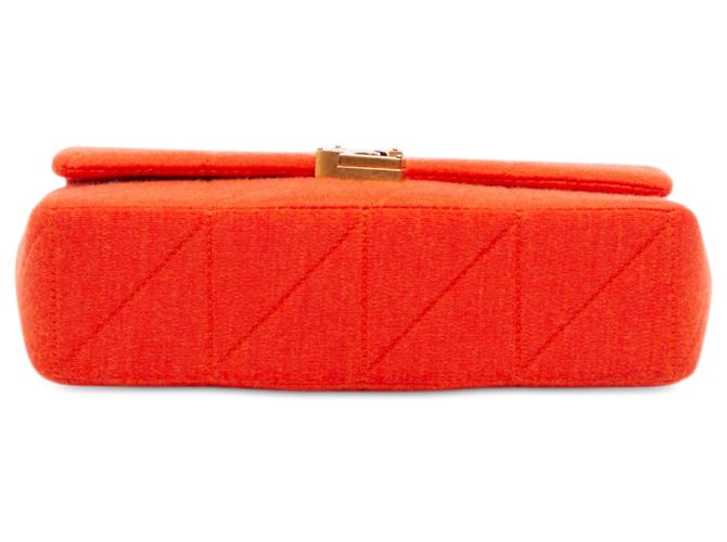Saint Laurent Orange Medium Jersey Wool Patchwork Jamie Crossbody - Ansicht 3