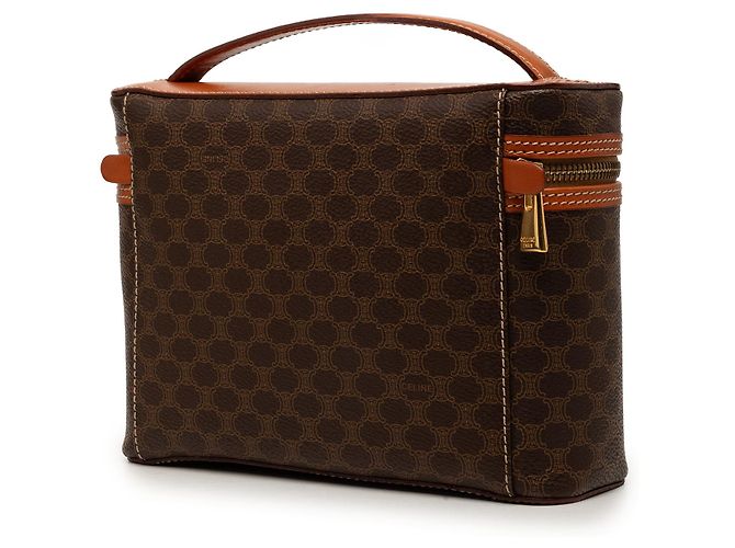 16 Céline Celine Brown Macadam Coated Canvas Beautycase Braun - Ansicht 2