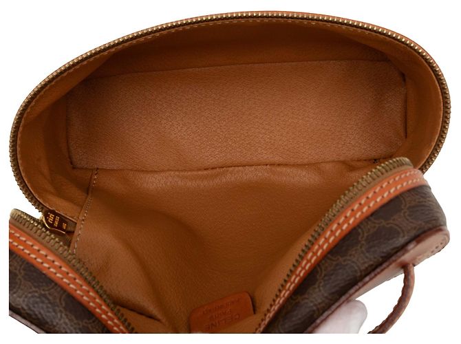 16 Céline Celine Brown Macadam Coated Canvas Beautycase Braun - Ansicht 4