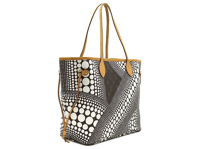 Louis Vuitton Brown Yayoi Kusama Monogram Neverfull MM Braun - Ansicht 2