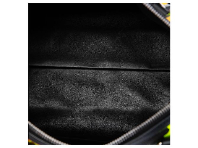 Dior Yellow Anselm Reyle Canvas Camouflage Boston Bag Gelb - Ansicht 4