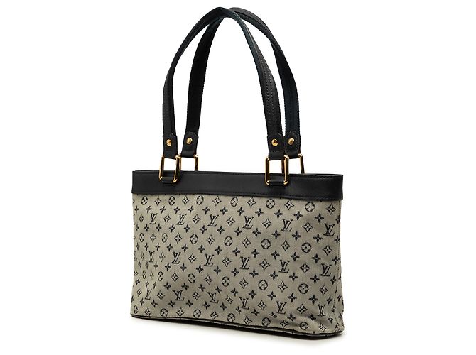 Louis Vuitton Gray Monogram Mini Lin Lucille PM Braun Grau - Ansicht 2