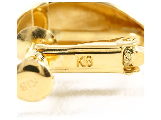 Autre Marque Orecchino a clip in oro giallo 18K e diamanti D'oro - vista 4