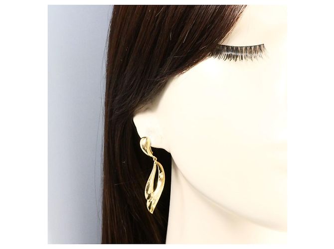 Autre Marque Orecchino a clip in oro giallo 18K e diamanti D'oro - vista 7