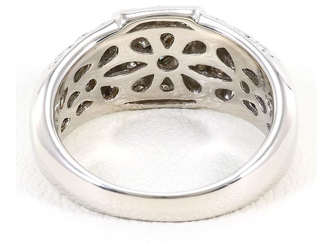 Autre Marque PT900 Platin-Diamant-Bandring - Ansicht 4