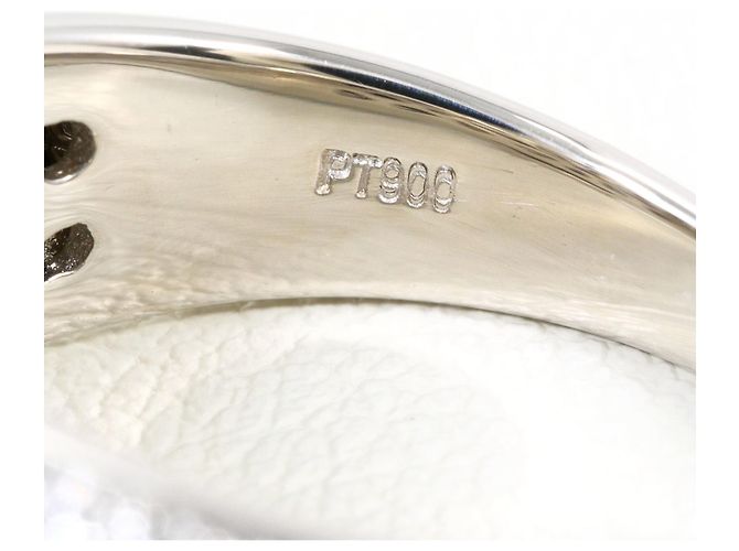 Autre Marque PT900 Platin-Diamant-Bandring - Ansicht 5