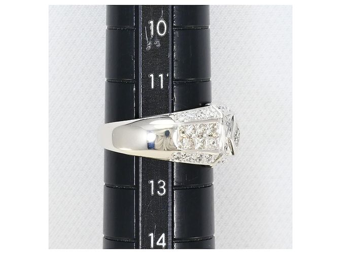 Autre Marque PT900 Platin-Diamant-Bandring - Ansicht 8
