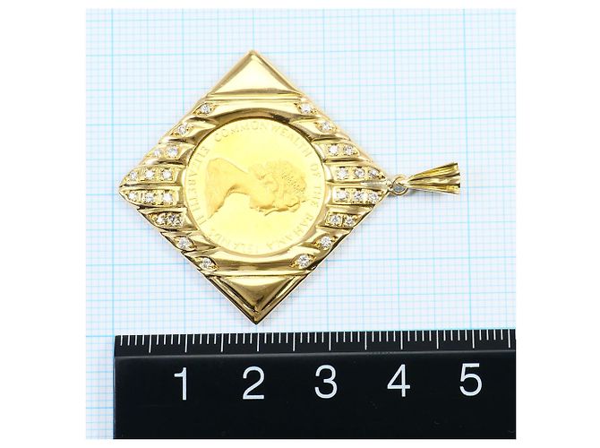 Autre Marque Pendente Moneta da 20 Dollari Bahamas Santa Maria D'oro - vista 5