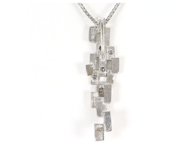 Autre Marque Collana in platino con diamante - vista 3