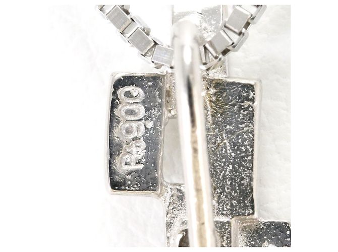 Autre Marque Collana in platino con diamante - vista 4