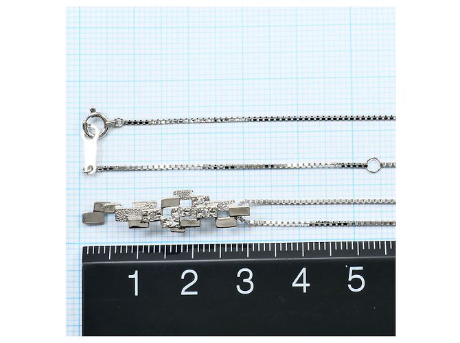 Autre Marque Collana in platino con diamante - vista 5