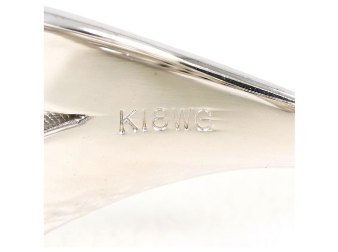 Autre Marque Ehering aus 18K Weißgold mit Diamanten Schwarz Golden - Ansicht 5