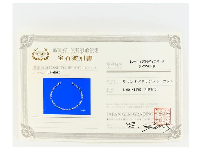 Autre Marque Bracciale con charm in oro bianco e diamante D'oro - vista 6