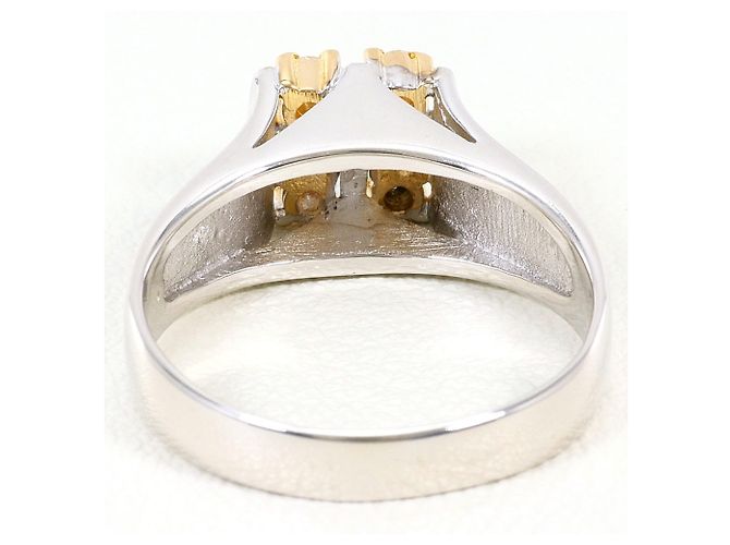 Autre Marque Anello fede in oro 14K e diamanti D'oro - vista 4