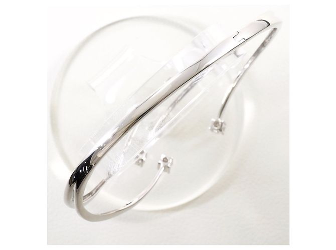 Autre Marque Bangles in oro bianco 18K e diamanti D'oro - vista 3