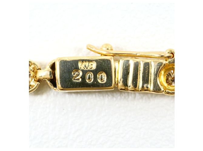 Autre Marque Bracciale con charm in oro giallo 18K e diamanti D'oro - vista 4