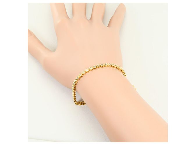 Autre Marque Bracciale con charm in oro giallo 18K e diamanti D'oro - vista 5