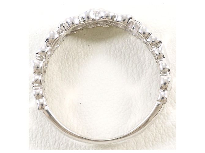 Autre Marque Ehering aus 18K Weißgold mit Diamant Golden - Ansicht 3