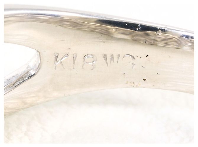 Autre Marque Ehering aus 18K Weißgold mit Diamant Golden - Ansicht 5