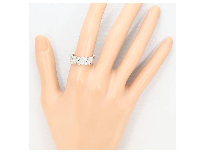 Autre Marque Ehering aus 18K Weißgold mit Diamant Golden - Ansicht 6