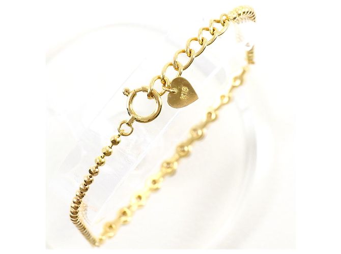 Autre Marque Bracciale con charm in oro giallo 18K con diamanti brown Marrone D'oro - vista 3