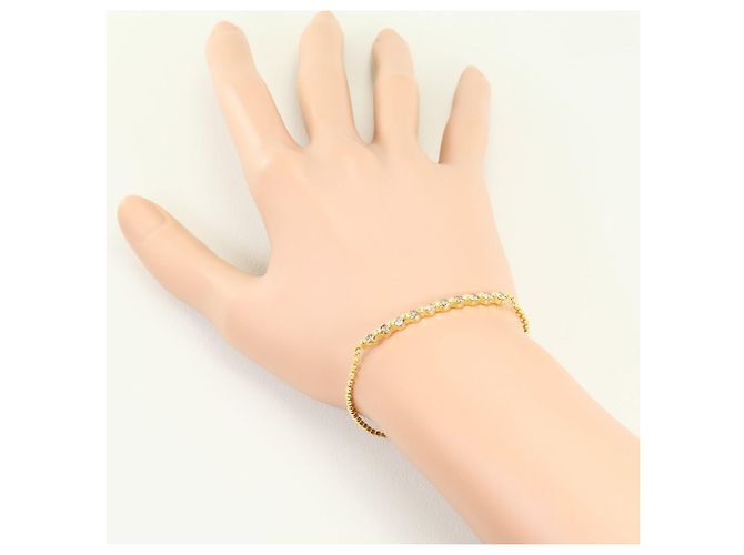 Autre Marque Bracciale con charm in oro giallo 18K con diamanti brown Marrone D'oro - vista 5