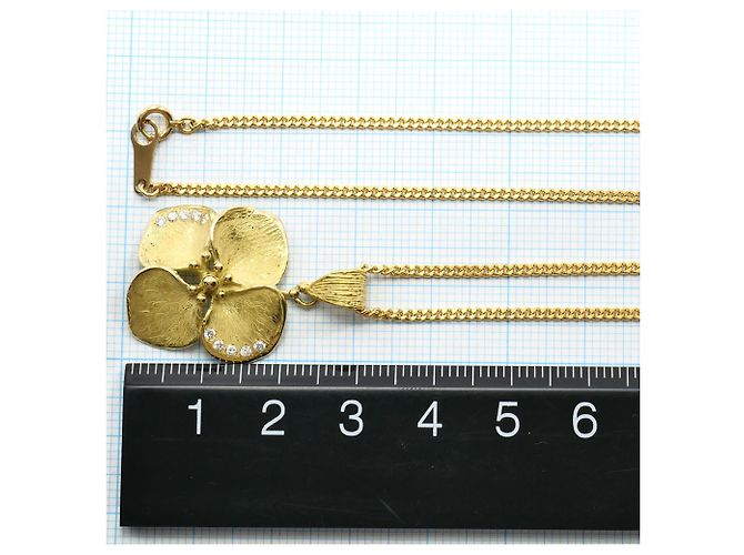 Autre Marque Collana in oro giallo 18K con diamante D'oro - vista 5