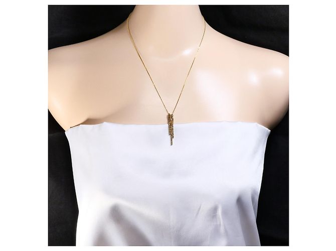 Autre Marque Collana in oro giallo 18K con diamanti brown Marrone D'oro - vista 6