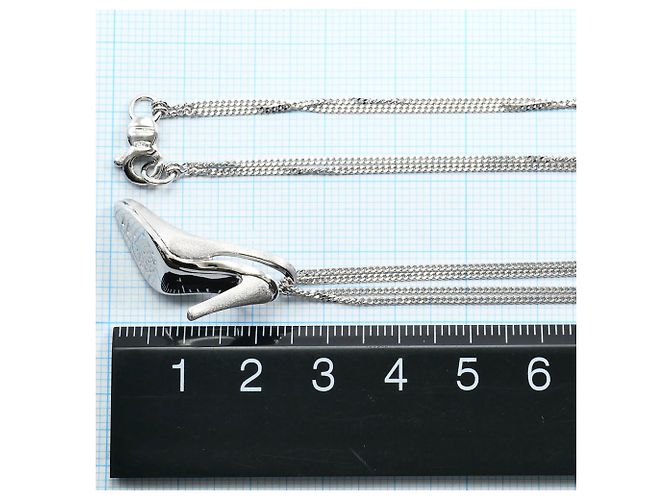 Autre Marque Collana in oro bianco 18K con diamante D'oro - vista 6