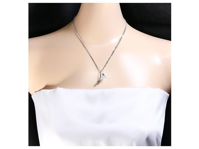 Autre Marque Collana in oro bianco 18K con diamante D'oro - vista 7
