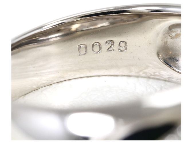 Autre Marque Ehering aus 18K Weißgold mit Diamanten Golden - Ansicht 6