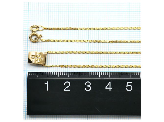 Autre Marque Collana in oro giallo 18K con pendente in diamante D'oro - vista 5