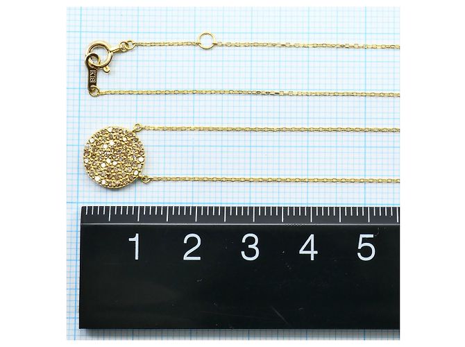 Autre Marque Collana in oro giallo 18K con diamante brown Marrone D'oro - vista 4