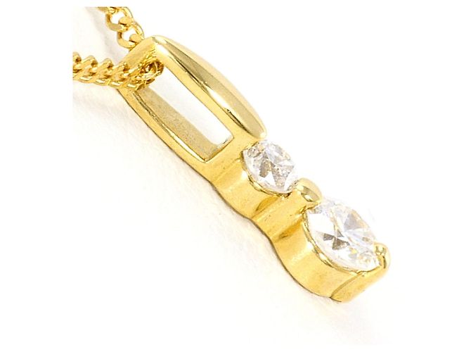 Autre Marque Collana in oro giallo 18K con diamante D'oro - vista 2