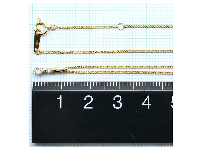 Autre Marque Collana in oro giallo 18K con diamante D'oro - vista 5