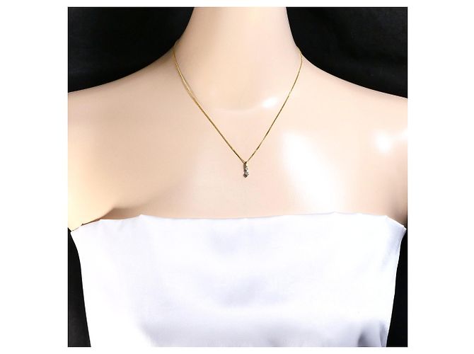 Autre Marque Collana in oro giallo 18K con diamante D'oro - vista 6