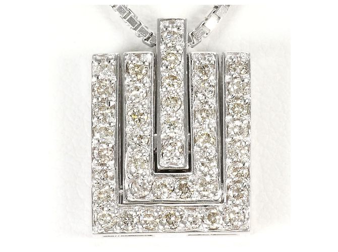 Autre Marque Collana in oro bianco 18K e diamanti D'oro - vista 4