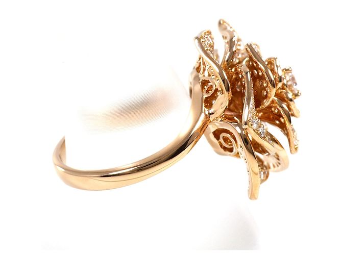 Autre Marque Bandring aus 18K Roségold mit Diamant Golden - Ansicht 3