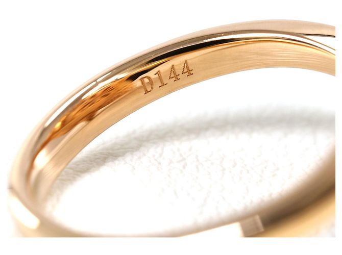 Autre Marque Bandring aus 18K Roségold mit Diamant Golden - Ansicht 5