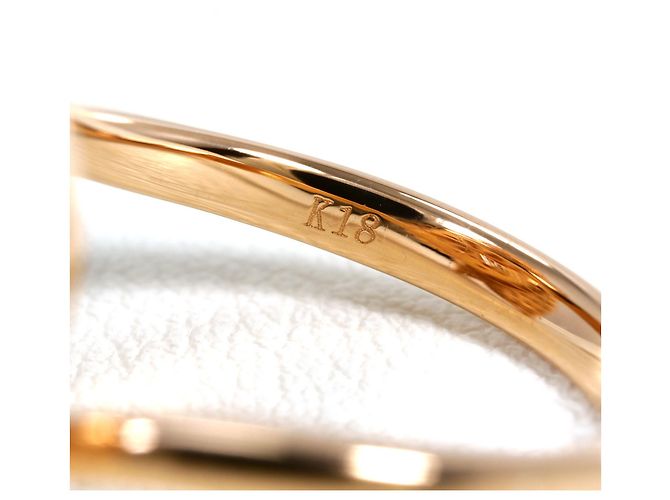 Autre Marque Bandring aus 18K Roségold mit Diamant Golden - Ansicht 6