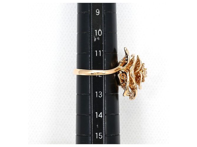 Autre Marque Bandring aus 18K Roségold mit Diamant Golden - Ansicht 8