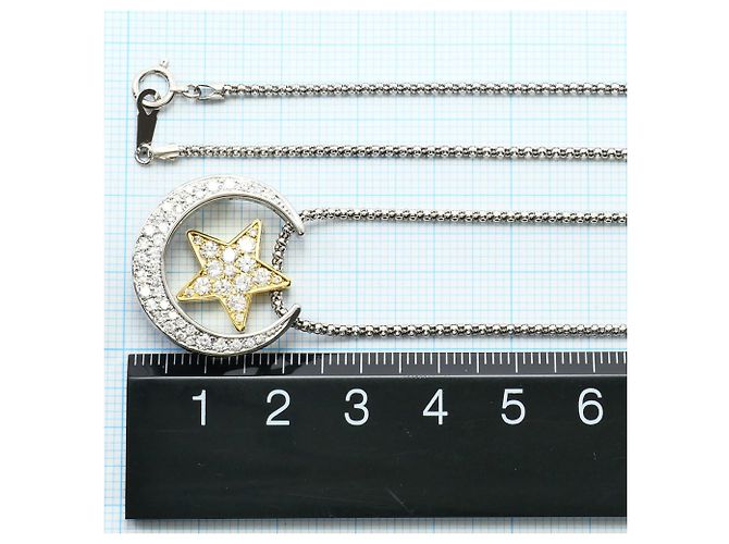 Autre Marque Collana in oro 18K e diamanti Bianco Giallo - vista 7