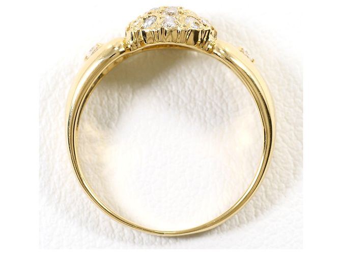 Autre Marque Bandring aus 18K Gelbgold mit Diamant Golden - Ansicht 3