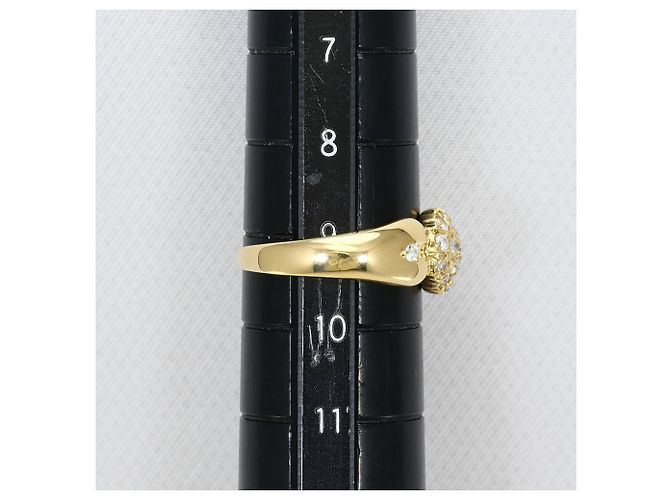 Autre Marque Bandring aus 18K Gelbgold mit Diamant Golden - Ansicht 8