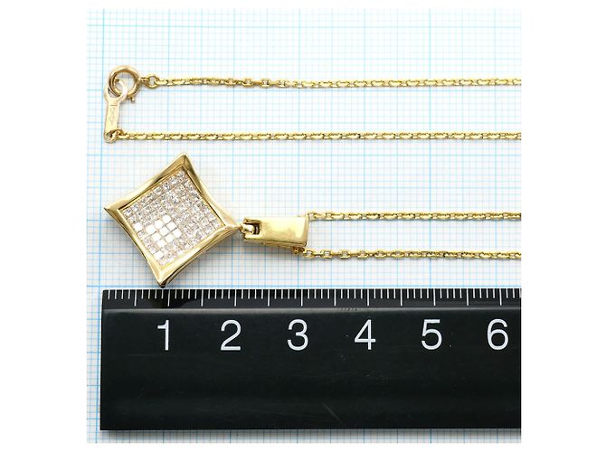 Autre Marque Collana in oro giallo 18K con diamante D'oro - vista 5
