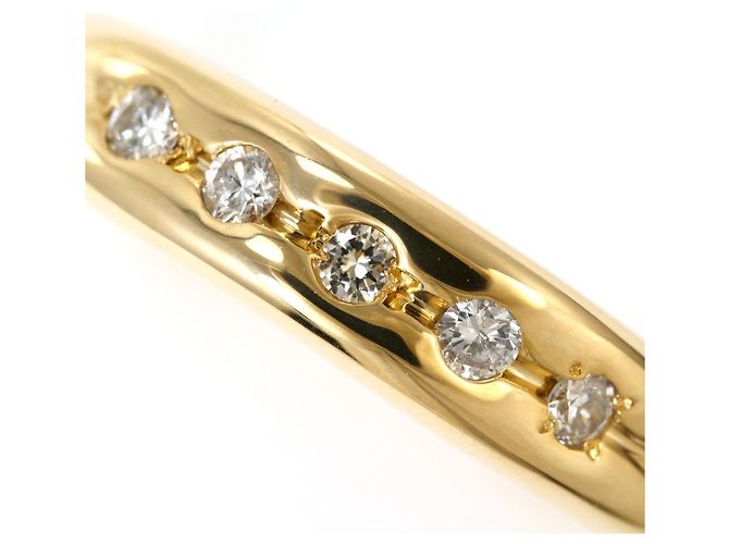 Autre Marque Anello fede in oro giallo 18K e diamanti D'oro - vista 2
